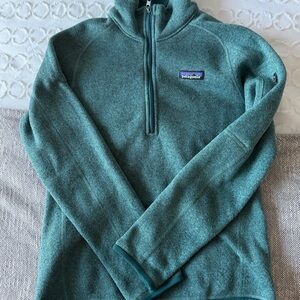 Patagonia Women's Better Sweater 1/4 Zip, Green, Small